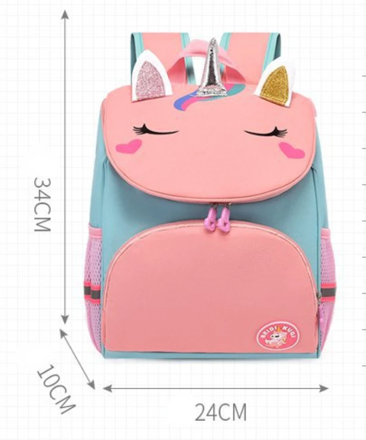 Anti Lost Children Unicorn Dinosaur Bag Cartoon Fashion Kids Cute Backpack In Kindergarten Boy Girl 2-6-year-old Bag Sac Licorne