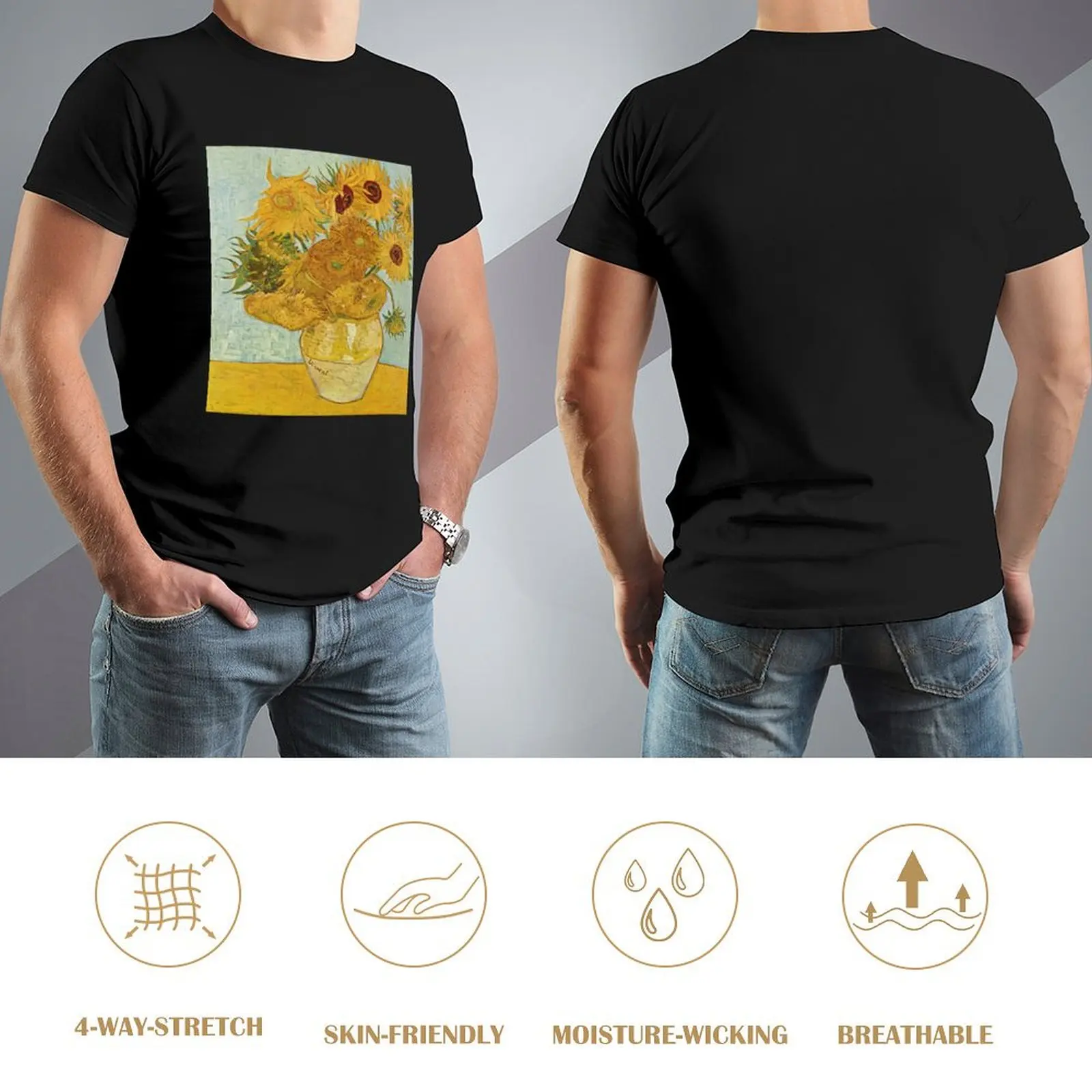 Подсолнухи - футболка Ван Гога