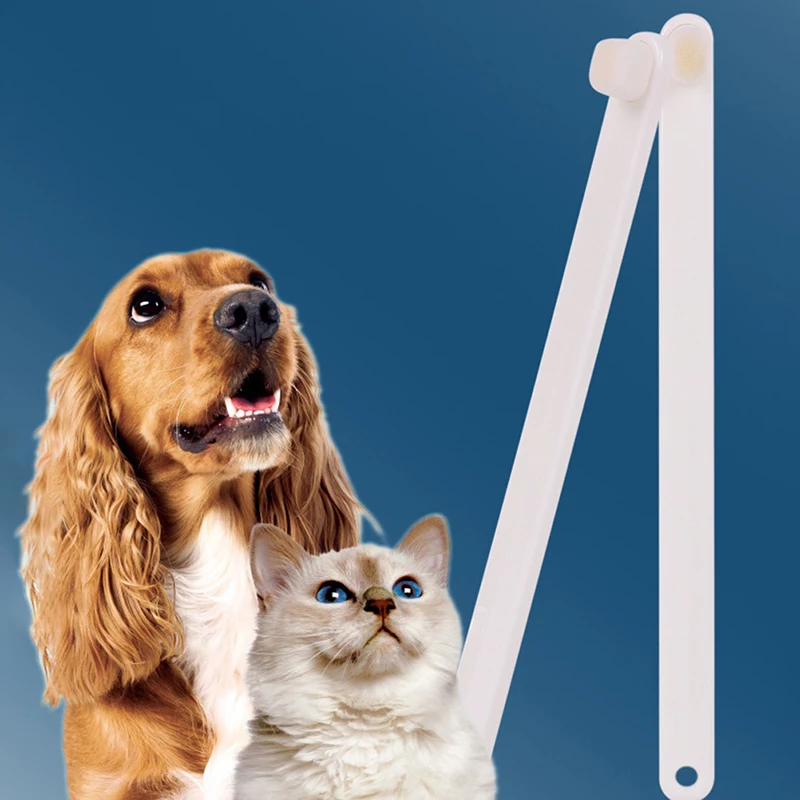 

Pet Cat Dog Tooth Brush Dental Care Soft Brush Dog Cat Oral Cleaning Tool Small Pets Cleaning Supplies