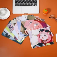 anime spy family mouse pad cartoon character office keyboard pad kawaii laptop mouse mat anti slip desk mats