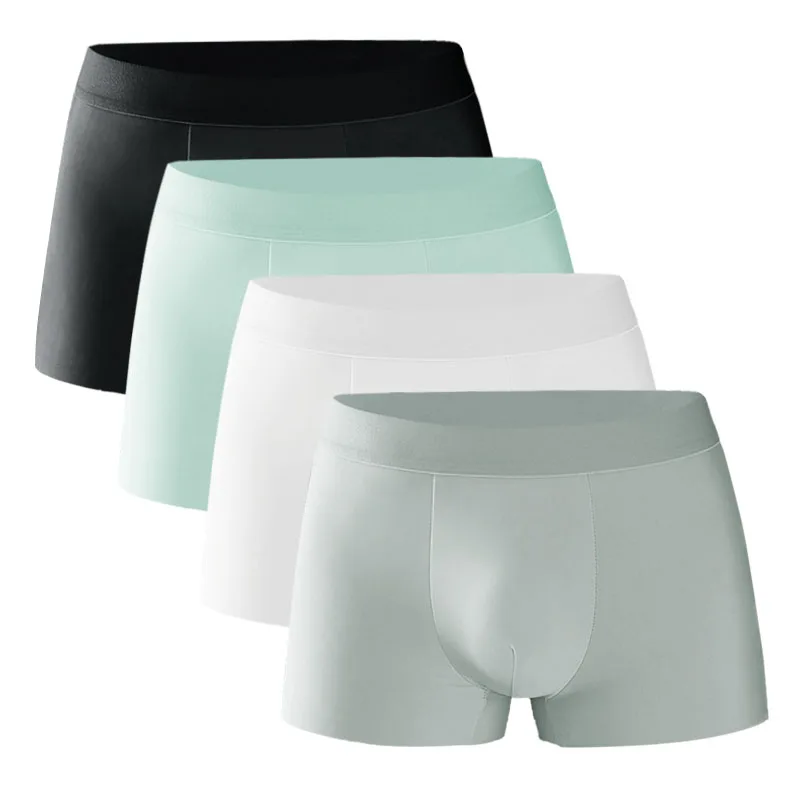 4pcs Men Underwear Boxer for Men Panties Underpants Shorts summer Breathable Comfortable sexy Elasticity Man Boxershorts