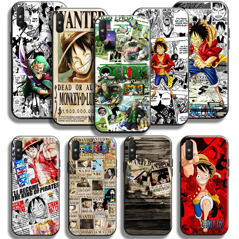 

Anime Comics One Piece Case For Xiaomi Redmi 9A Phone Case For Redmi 9AT TPU Back Silicone Cover Soft Coque Funda