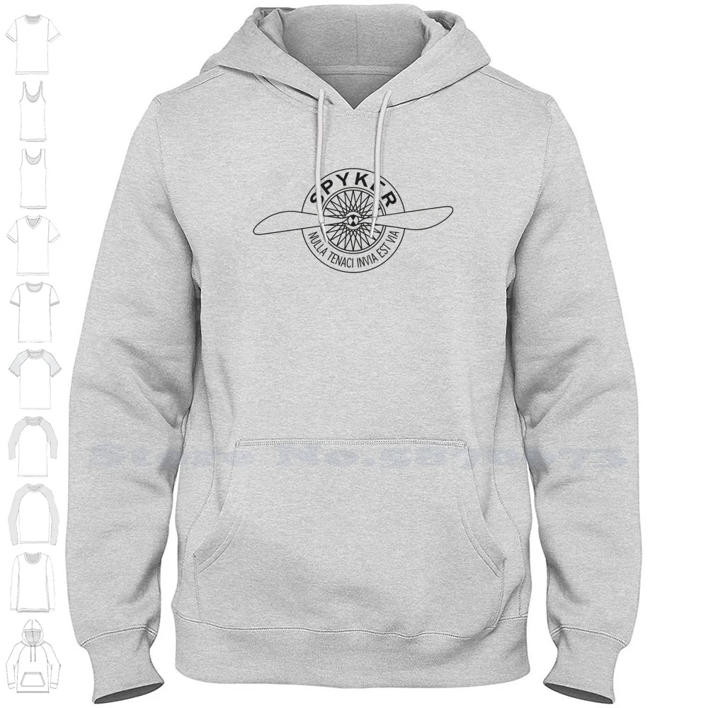 

Spyker Logo Unisex Clothing 2023 Sweatshirt Printed Brand Logo Graphic Hoodie