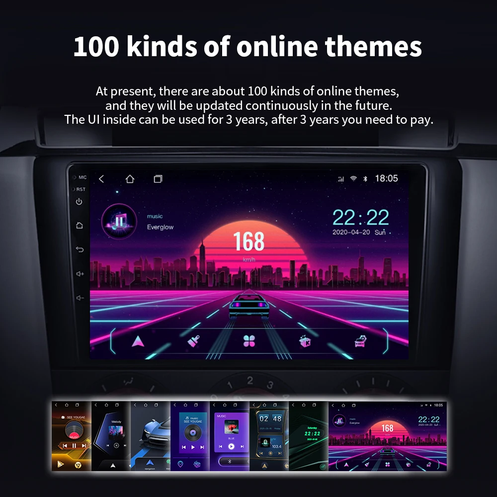 Автомагнитола NAVISTART для Hyundai мультимедийная стерео-система на Android 10 с GPS Wi-Fi 4G