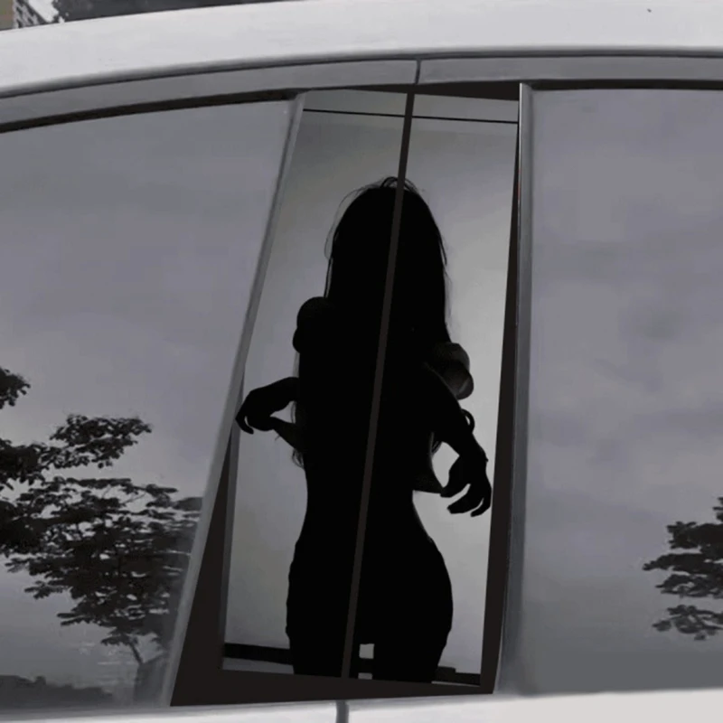 2024 новая модификация автомобиля наклейка на столб соблазнительная девушка