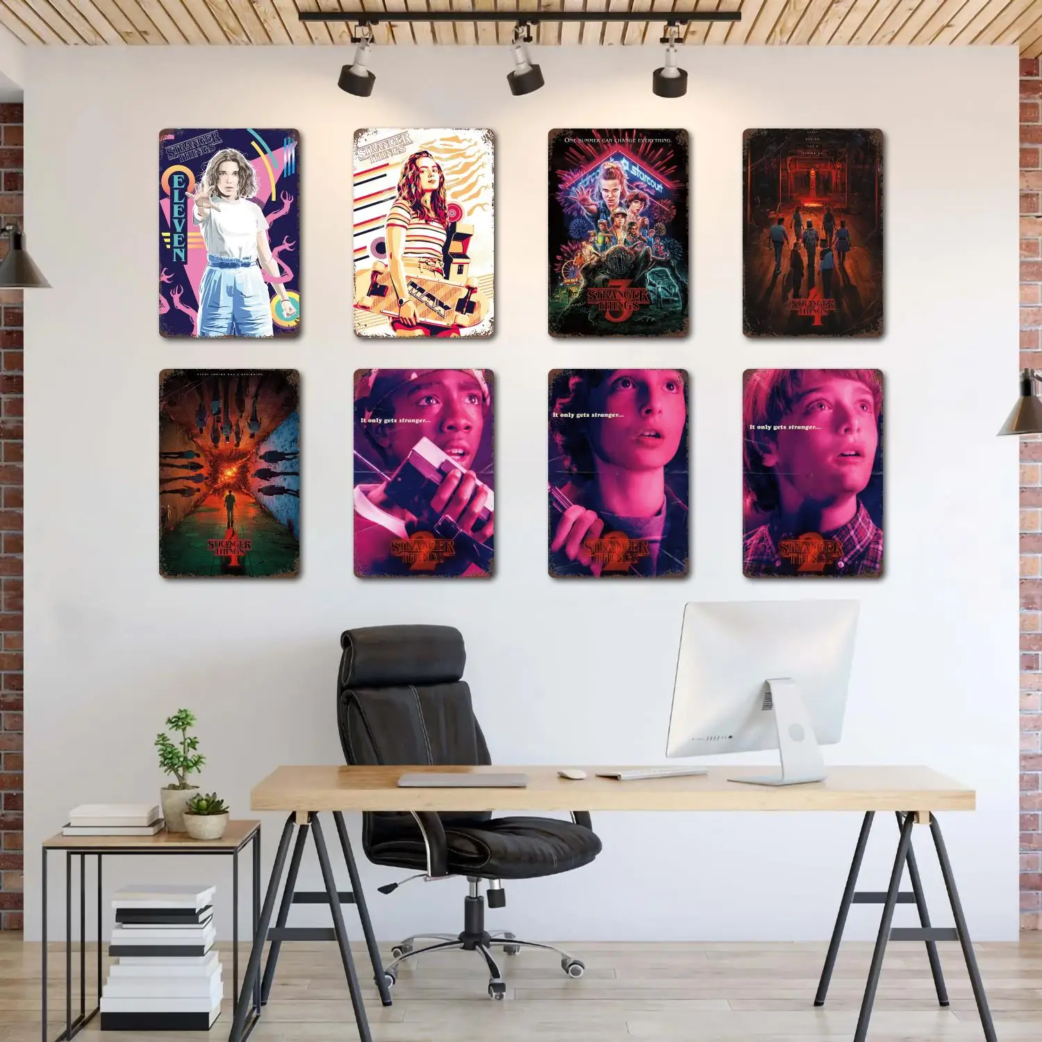 

Металлические знаки Лукаса «очень странные дела», плакаты, металлические плакаты, декор для бара, паба, клуба, украшение для стен