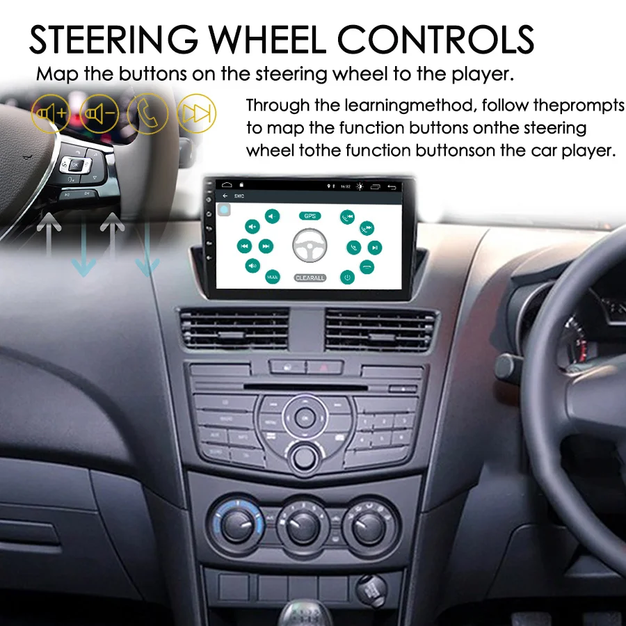 Автомагнитола 2DIN 128 ГБ GPS-навигация Android 14