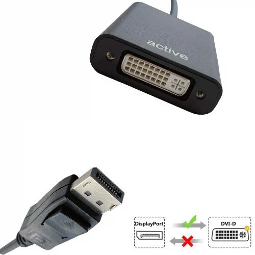 Кабель KS-is KS-556 DisplayPort v1.2 20 м -DVI-I Dual Link 24+5F |
