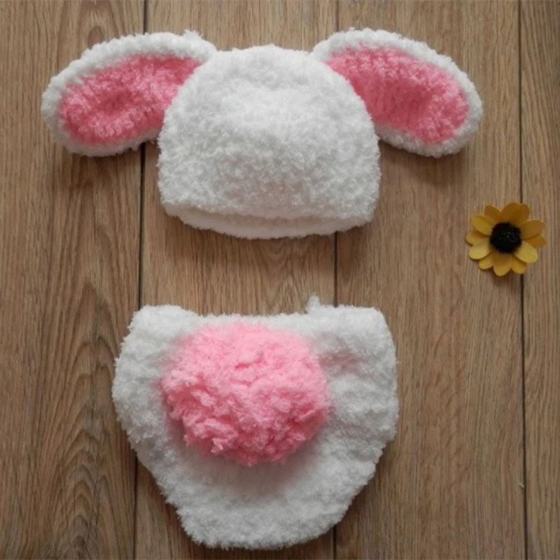 

Детский комплект из шапки и брюк, с плюшевой шапкой и подгузников