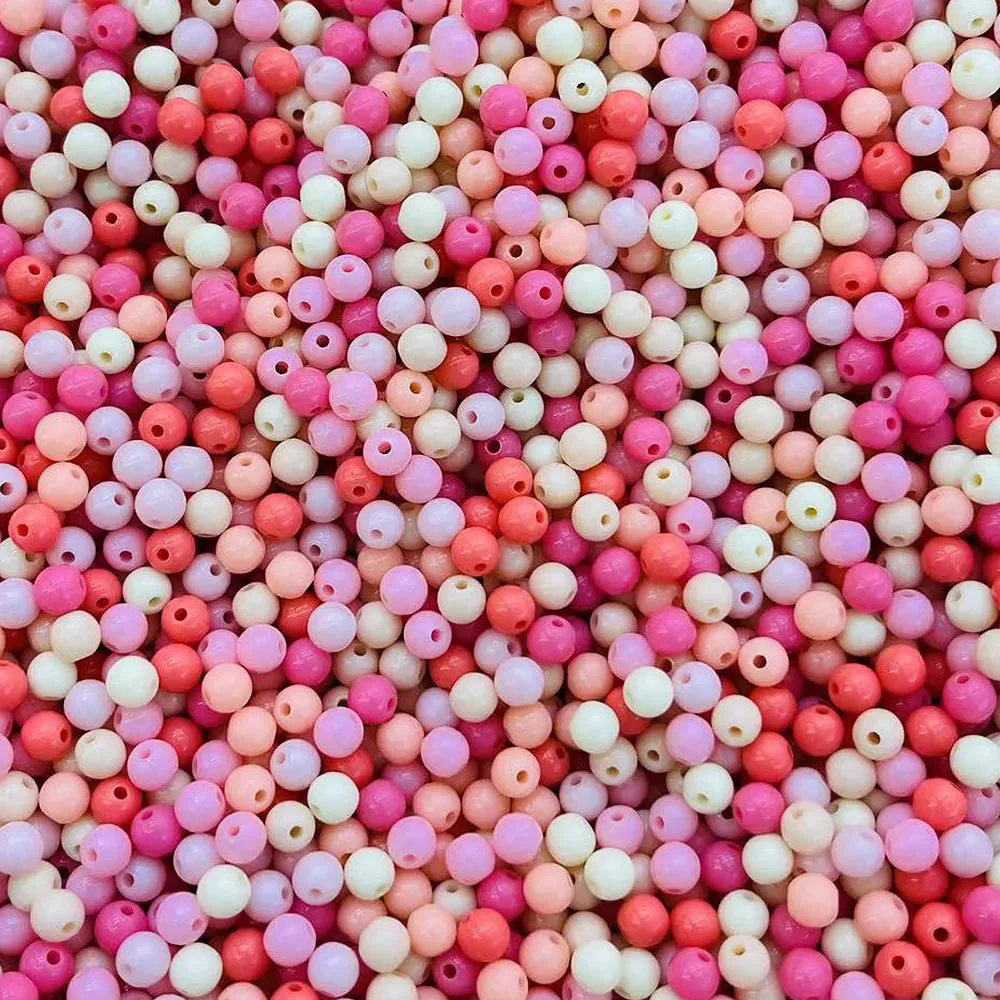 100 шт. разноцветные бусины для изготовления ювелирных изделий