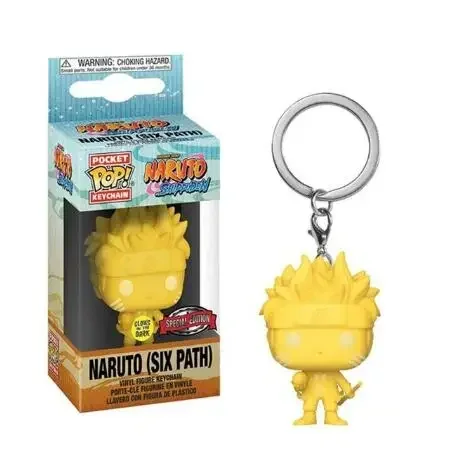 Фото Funko Naruto SIX PATH KAKASHI Фигурки-игрушки Брелок Светятся в темноте Горячая тема JP Аниме Карманный брелок Автомобильная сумка Игрушки №4