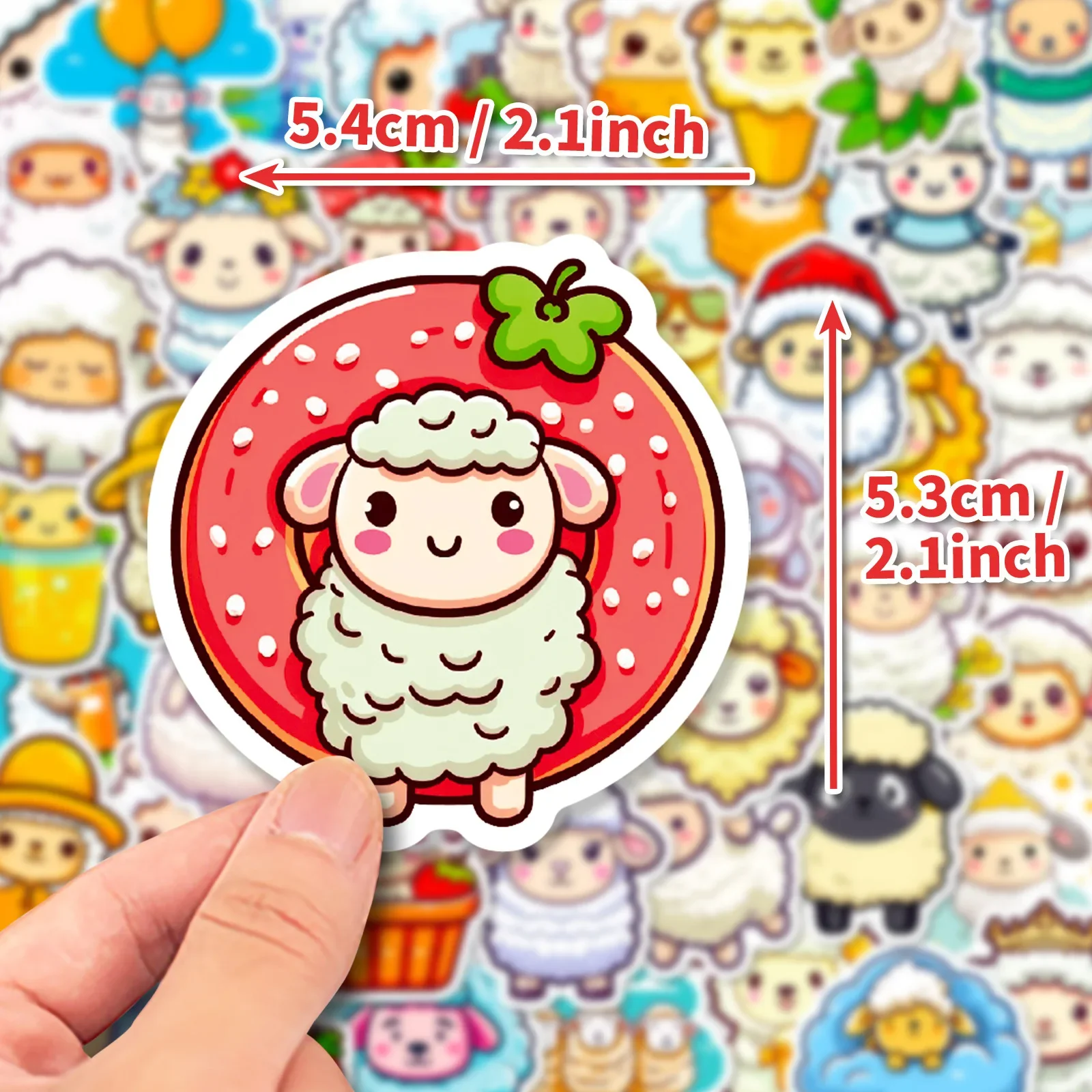 50 шт. водонепроницаемые наклейки для детей