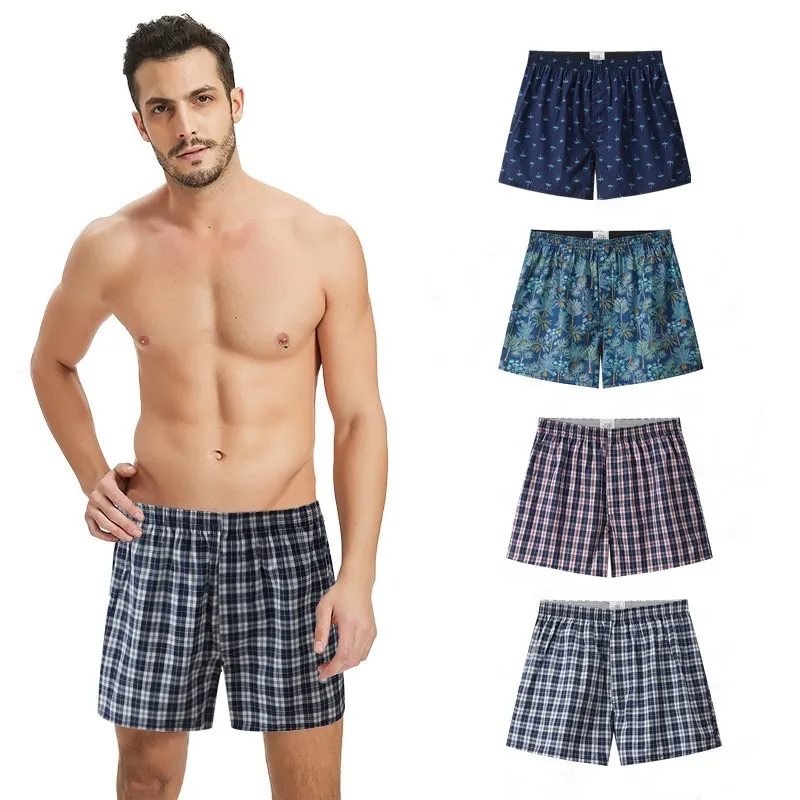 5Pcs/Lot Men's Panties Underwear Boxers Men Pajama Pants Arrow Panties Breathable Man Boxer Solid Underpants Cotton Boxershorts