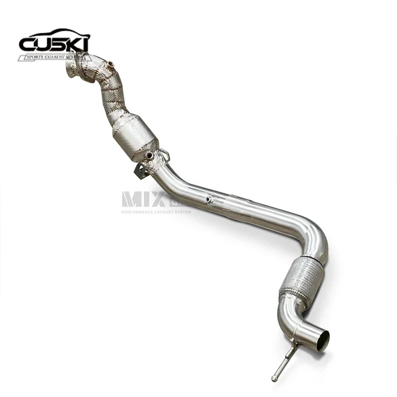 Pertains to Ford Mustang 2.3T Выпускной коллектор без нижней трубы в форме кошки фитинги для