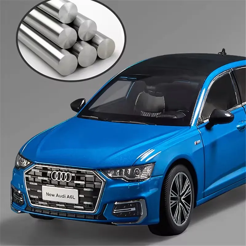 1:18 AUDI A6 модель автомобиля из сплава литая под давлением металлическая имитация