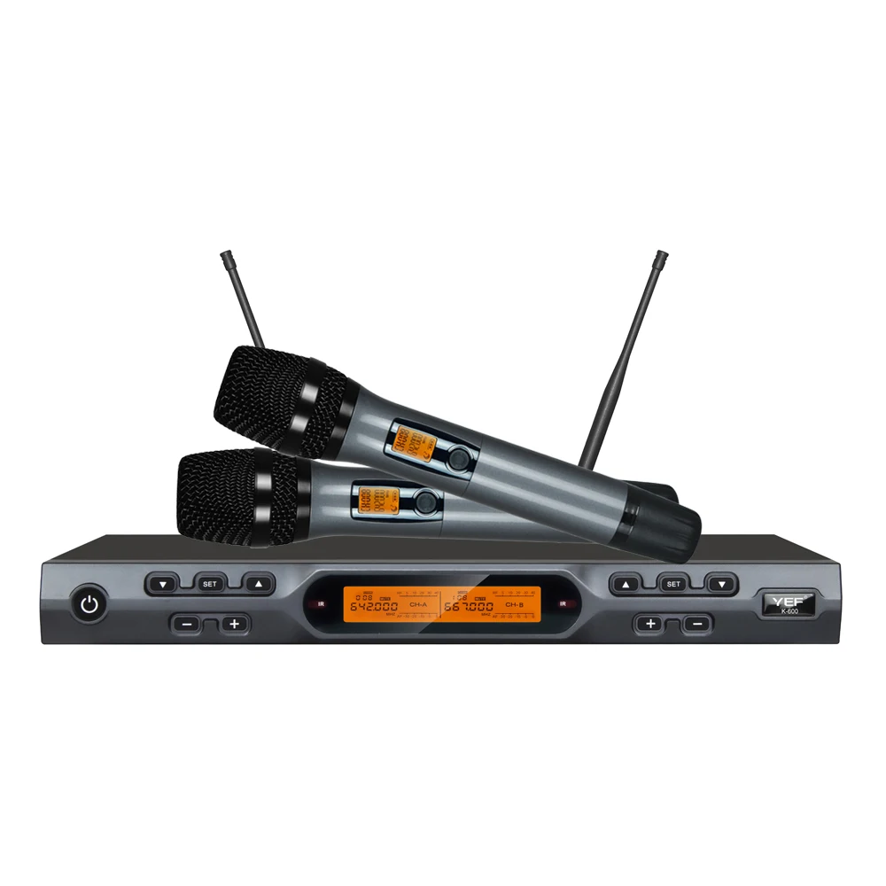 Профессиональный 100-канальный беспроводной UHF-микрофон для студийной записи и