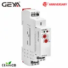 Электронное реле времени GEYA GRT8-A, 16 А, SPDT на реле таймера задержки, 12 В, 24 В, 220 В, DIN-рейка, AC230V или ACDC12-240V