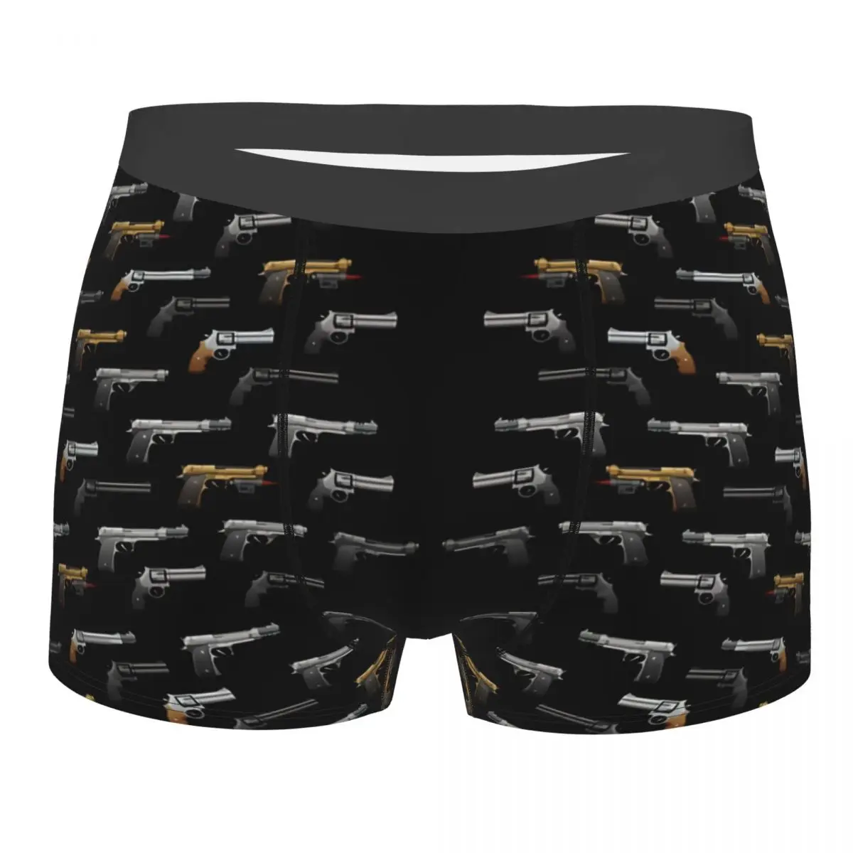 

Pistols Revolvers Underpants Panties Shorts Boxer Briefs Men's Underwear Ventilate