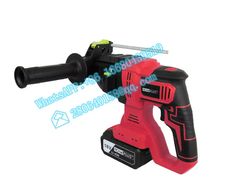 

Caow SDS PLUS 2.2J Cordless Power Hammer Drill Machine Rotary Hammer/drilling 13mm Steel/30mm Wood/22mm Concrete 0-1100rpm 50hz