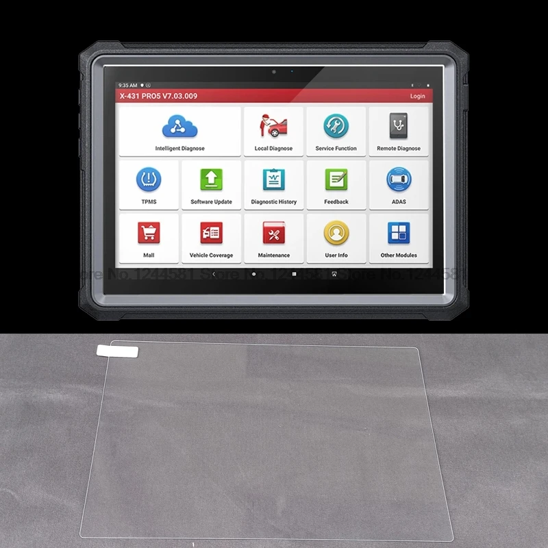 

Закаленное стекло для Launch X431 PRO 5 PRO5, 10,1-дюймовый автомобильный диагностический инструмент, SmartBox, программирование, автосканер, защитная пленка для экрана