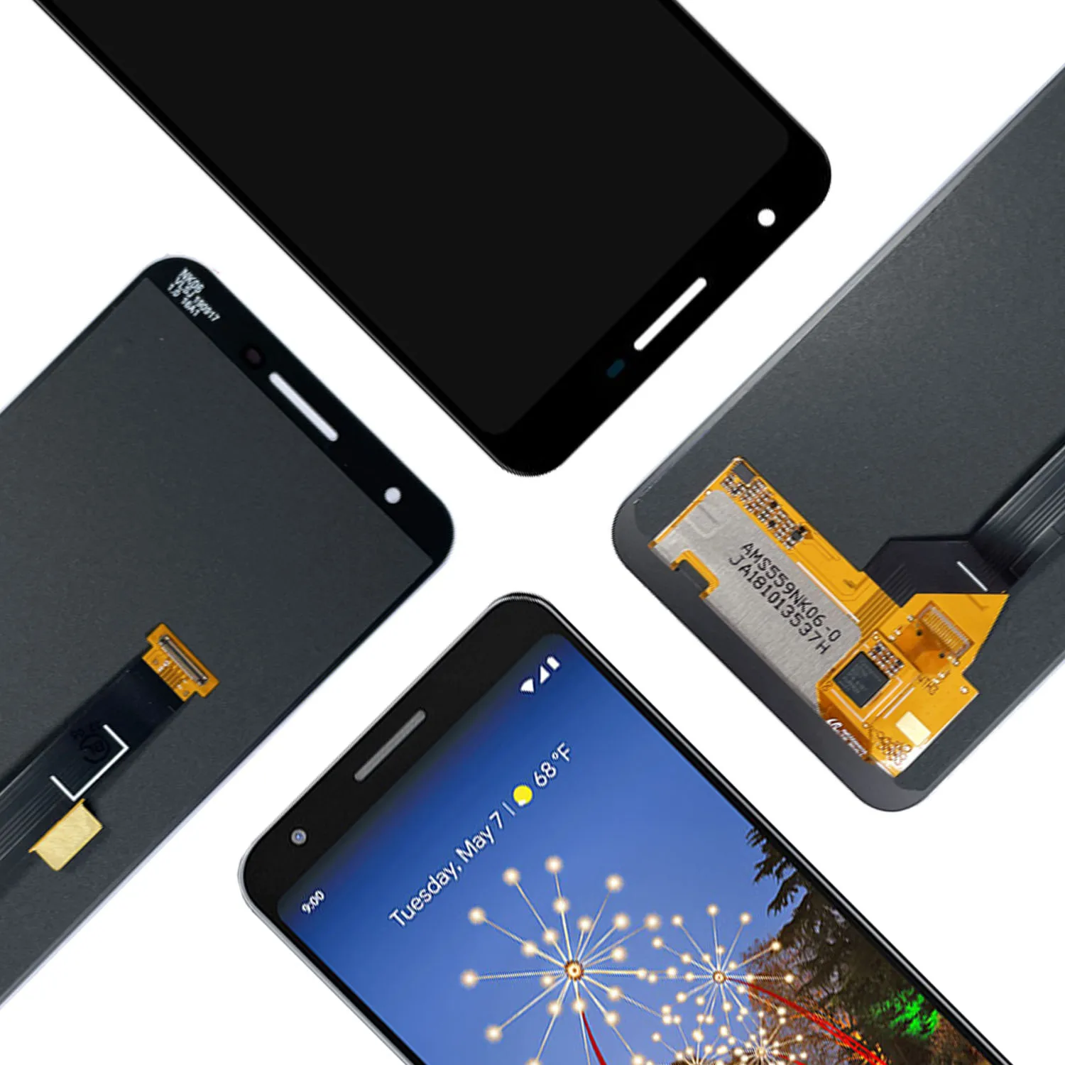 original lcd for google pixel 3a g020a g020e g020b display premium quality touch screen replacement parts mobile phones repair free global shipping