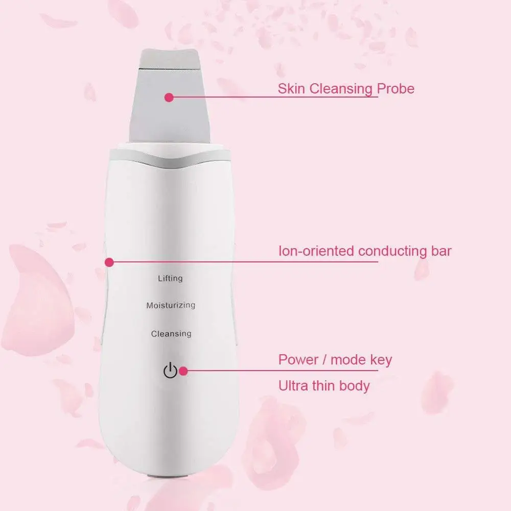 Ультразвуковой прибор для пилинга устройство очистки кожи удаления черных точек