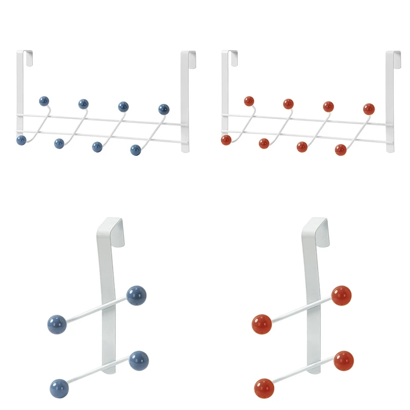 

Новая дверная вешалка, крючок для хранения за дверью, вешалка без отверстий, домашняя полка для хранения, вешалка для одежды, шляп, шарфов, па...