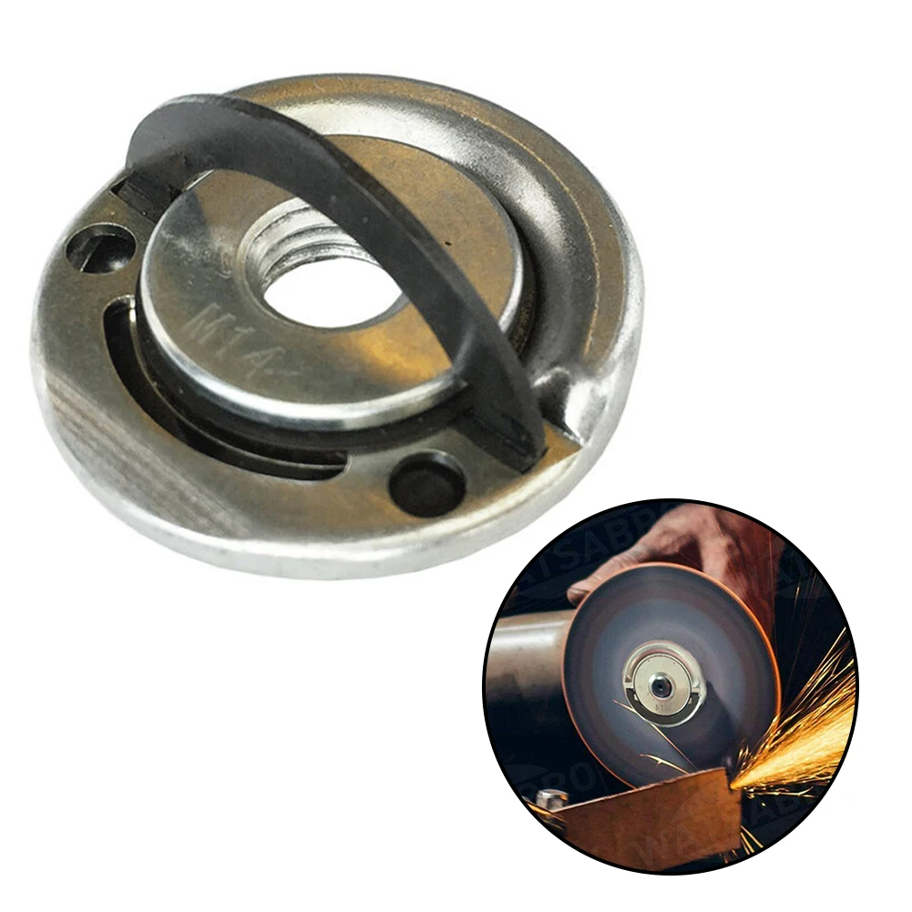 M14 Thread Angle Grinder Flange Locking Nut Quick Change Nuts Replacement For 115-150mm Electric Grinder