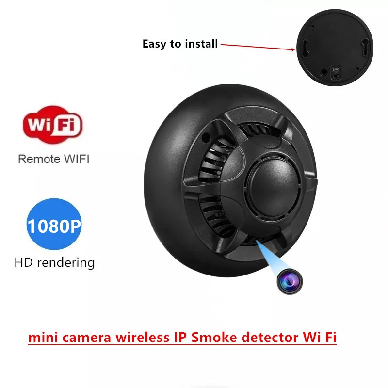 

Беспроводная IP-камера с датчиком дыма, HD 1080P