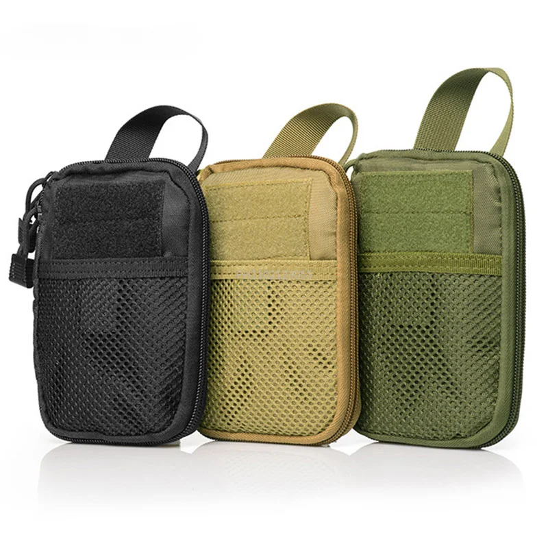 Тактический чехол EDC Molle маленькая медицинская поясная сумка для телефона пешего