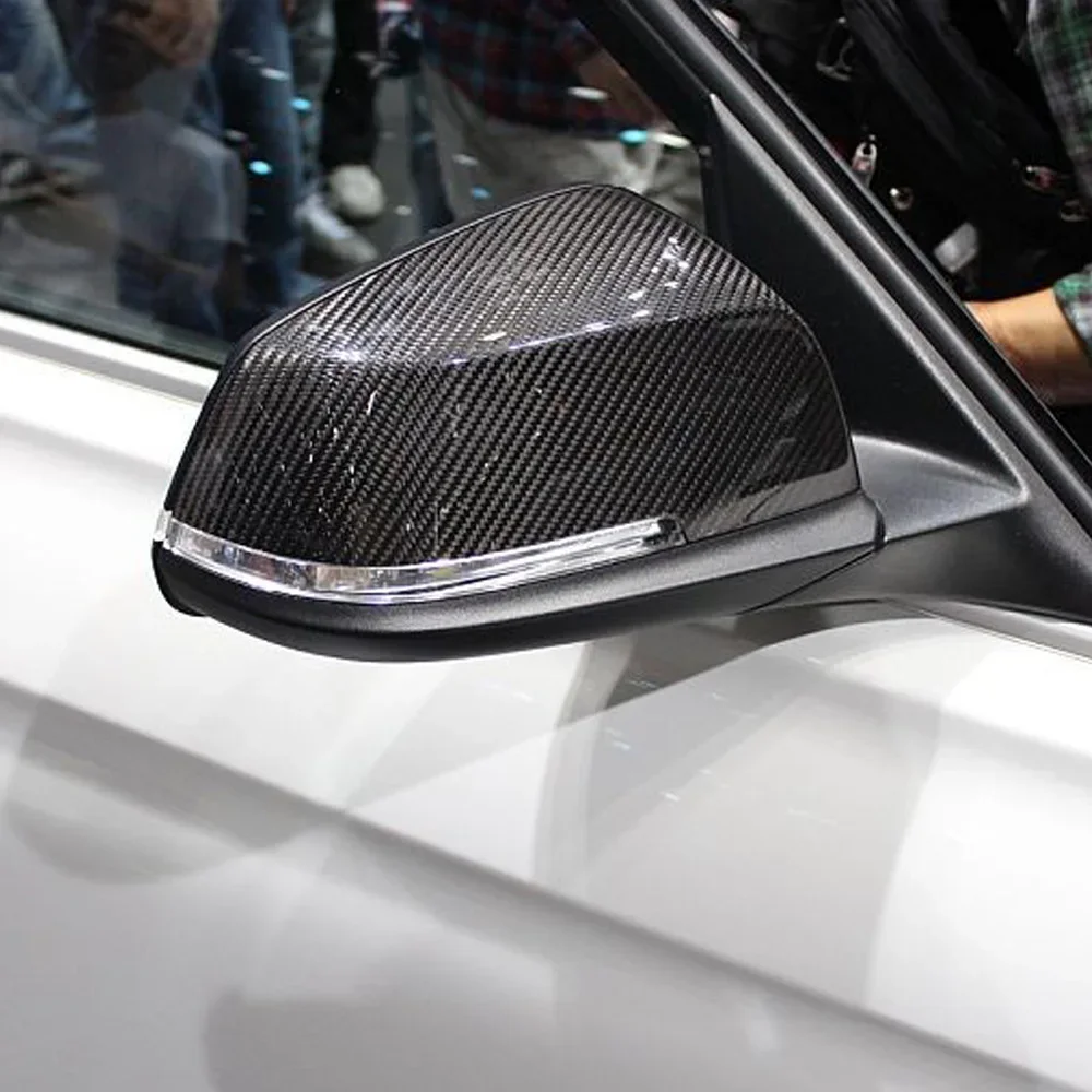 Карбоновые крышки зеркал заднего вида на дверь автомобиля колпачки для BMW 1 2 3 4