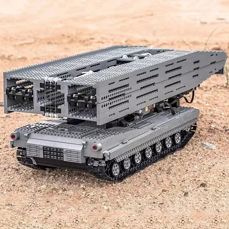 MouldKing 20002 высокотехнологичные максимальные абрамы с мостовым слоем AVLB MOC-29526 набор