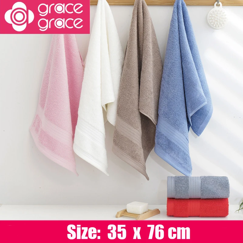

100% Cotton Face Towel Hand Face Cleaning Hair Shower Towels Bathroom Washcloths High Absorbent Home Hotel Thick Luxury Towel