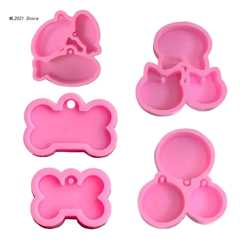 

5 шт., подвески-брелки для кошек и собак