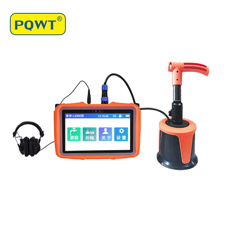 

PQWT-L2000 Indoor underground pipe lines water leakage sensor deep under titles water leak detector