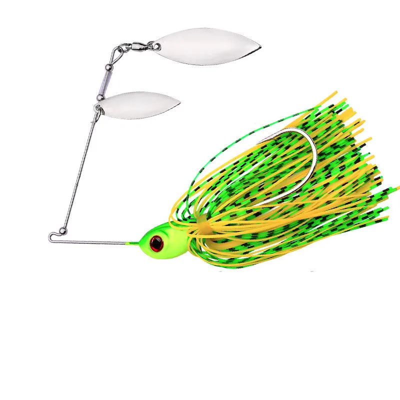 

Chatterbait Fishing Lures Fishing Tackle Buzzbait Vibration Spinnerbait Lead Block Tassel Weedless for Carp Bass Trout Bait Jigs