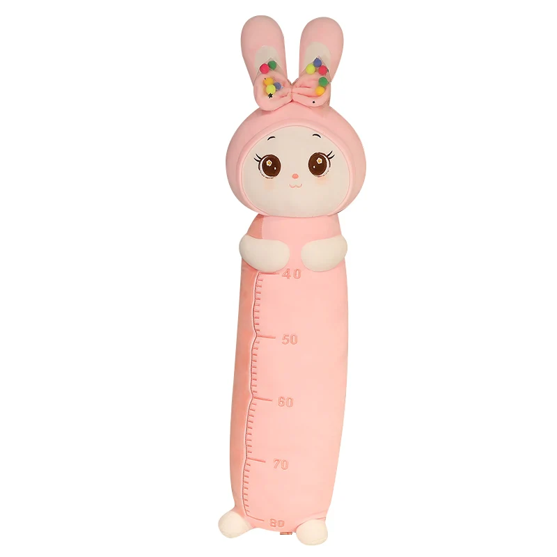 

2022 Nice Lovely Long Rabbit Plush Toys Cute Smiling Face Bunny Pillow Cushion Stuffed Soft Animal Dolls For Girls Xmas Gifts