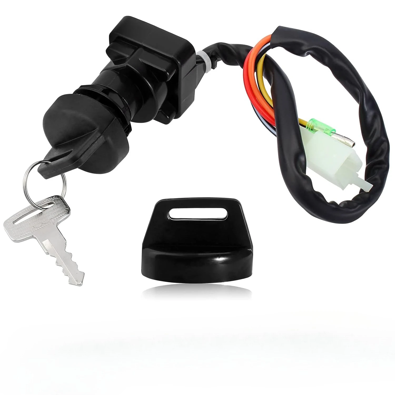 Фото LT80 LT80S Ключ зажигания, совместимый с квадроциклом Suzukj Quadsport 50 80 LTZ50 LTZ50Z 37110-40B00 LT-80 LT-80S LT-Z50 LT-Z50Z №1