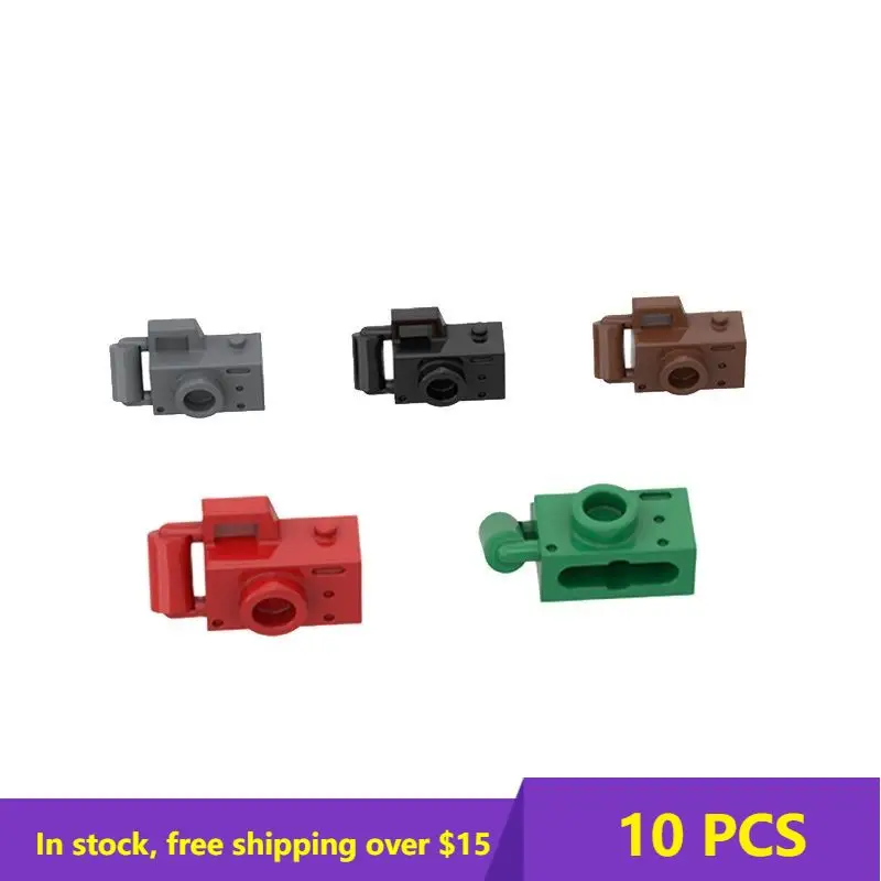 

10PCS MOC Bricks Assembly Particle 30089 Camera Building Block Bricks Parts Kids DIY Brick Bulk Model Educational Toys Gifts