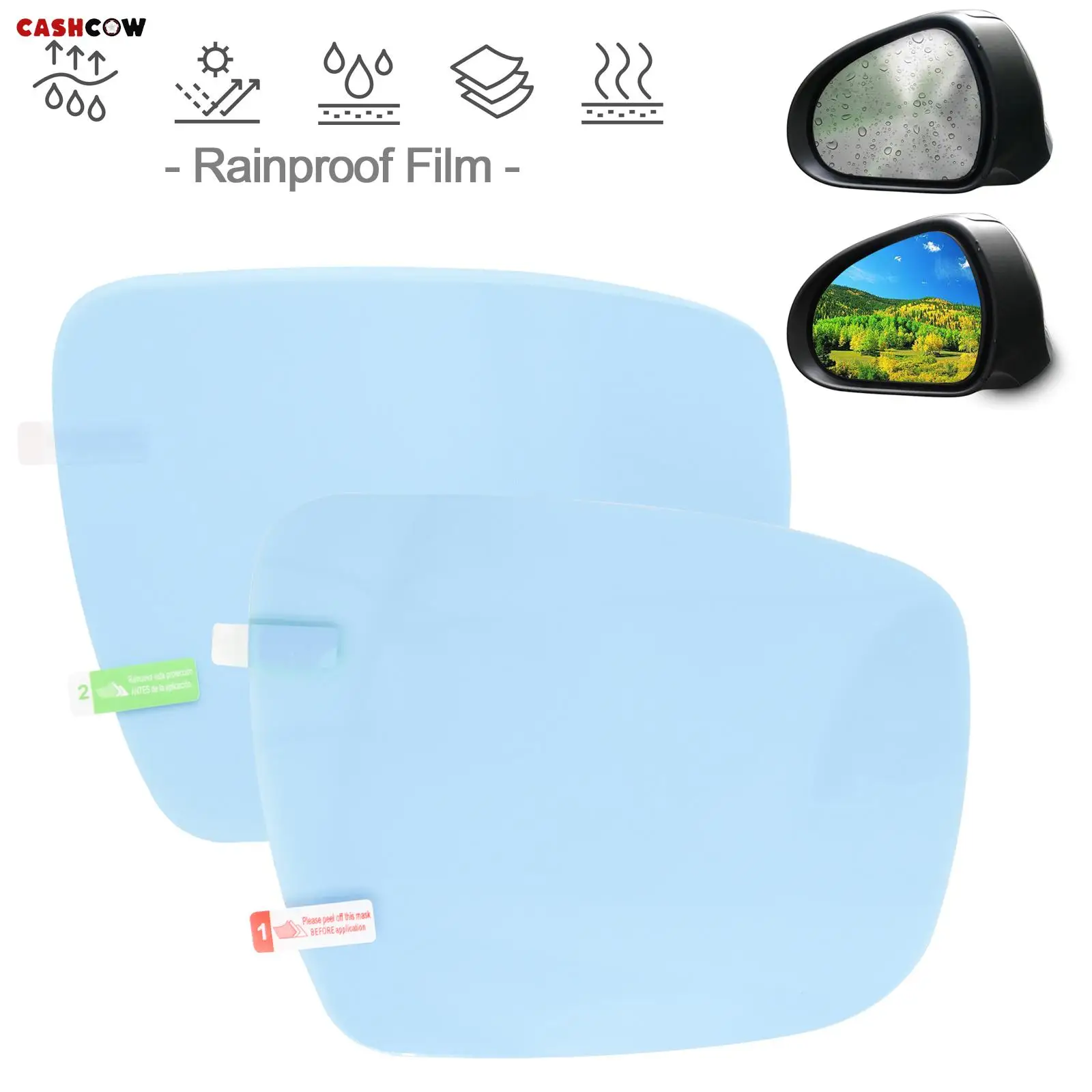 

2x для Nissan Xtrail X-Trail T32 Rouge, зеркало заднего вида, стекло, противотуманное, блики, наружное зеркало, пленка, непромокаемая крышка, козырек от дождя