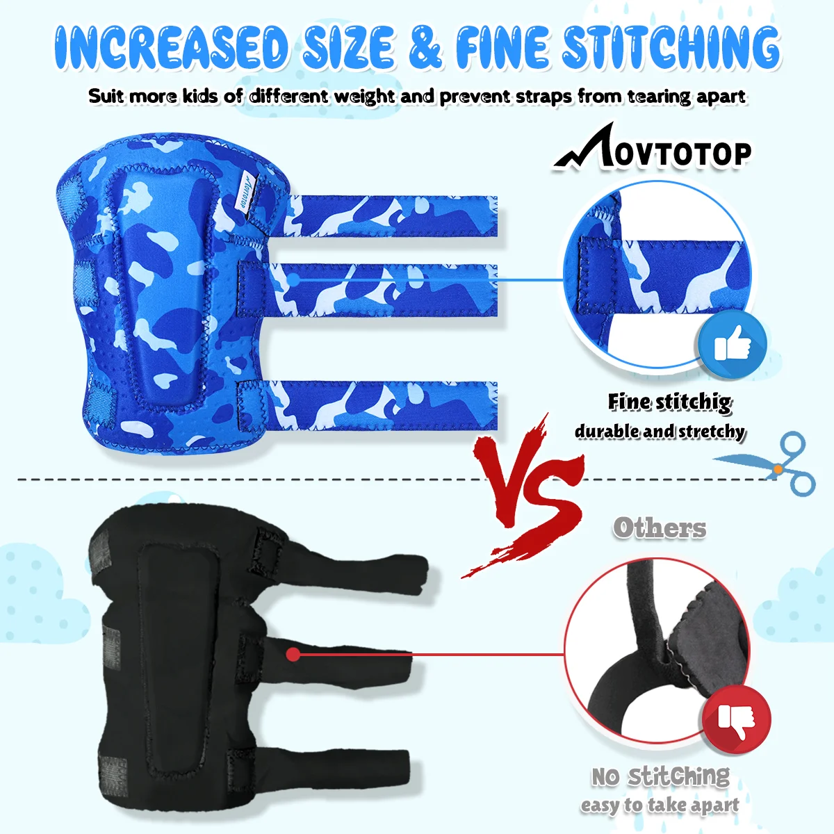 Детское снаряжение для верховой езды комплект защиты детей наколенники