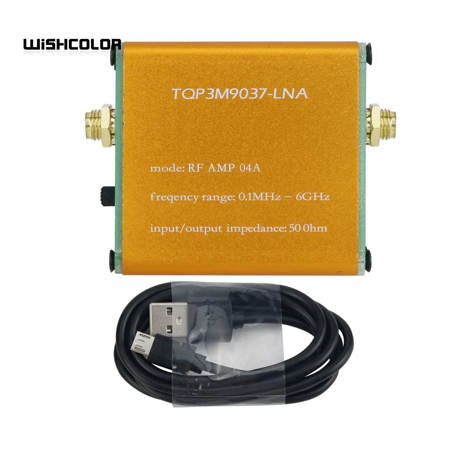 Wishcolor RF AMP 04A 0 1 МГц-6 ГГц усилитель с низким уровнем шума