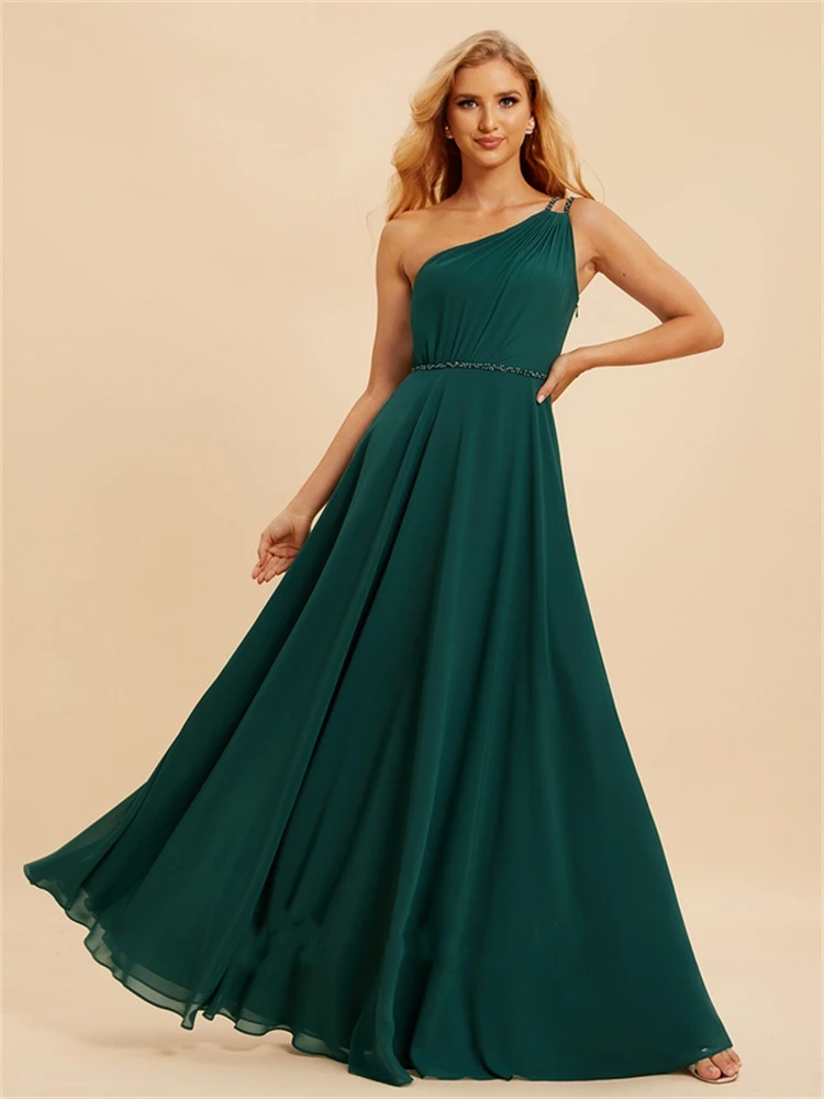 

Mermaid / Trumpet Evening Dresses Elegant Formal Sweep / Brush Train Long Sleeves Cotton Blend with Beading Appliques 2022