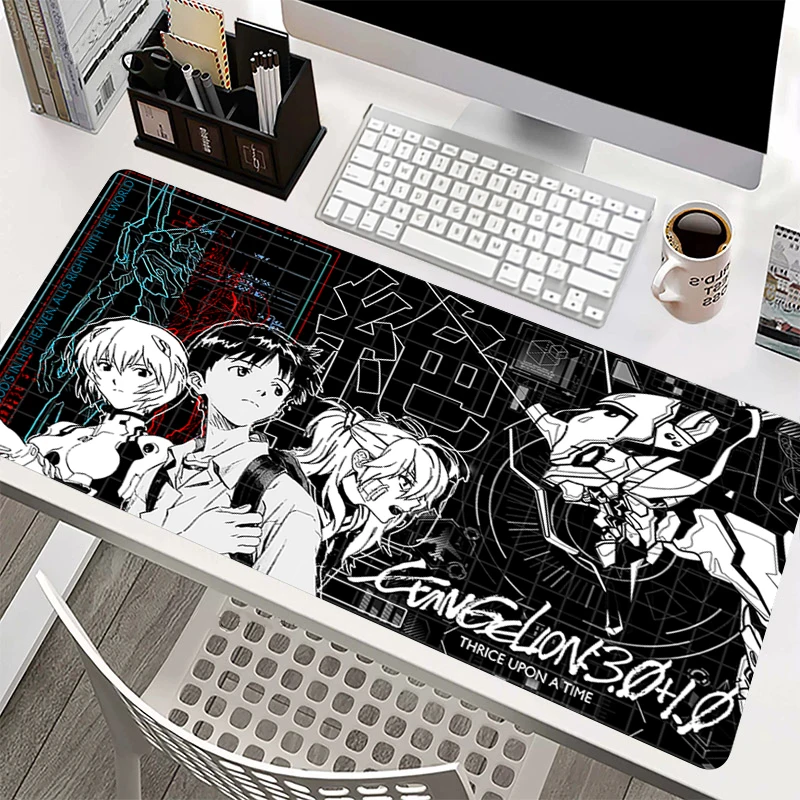 

Большой коврик для мыши Xxl E-Evangelion, ПК, игровой коврик для мыши 900x400, Настольный коврик, компьютерные офисные игровые коврики, Настольный коврик