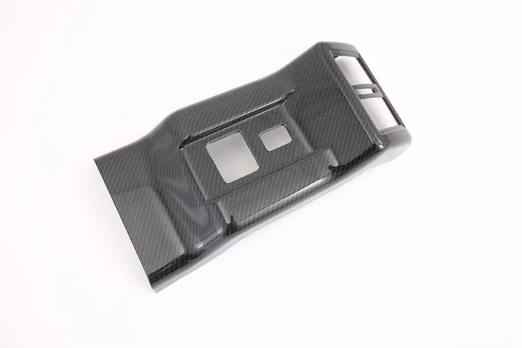 

For Mitsubishi Outlander 2019 2020 ABS Chrome Rear air conditioner air outlet anti kick plate protection car accessories