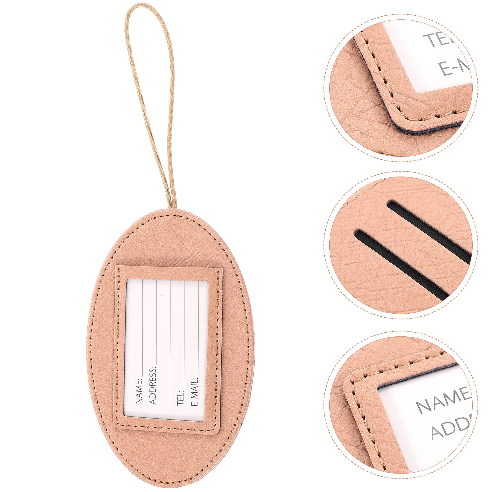 

Protective Case Metal Badge Holder Luggage Boarding Tag Travel Tags Suitcases Labels Id