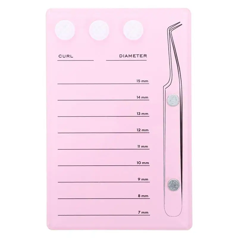 

1PC Eyelash Holder Eyelash Extension Glue Pallet Acrylic Board For False Eyelash Extension Display Board Holder Eyelash Tools