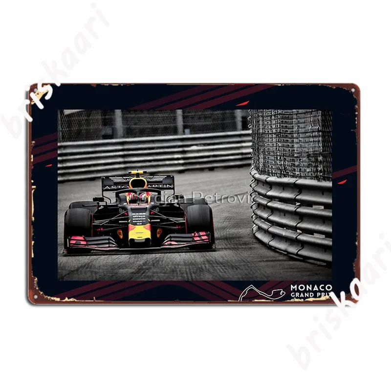 

Металлические знаки Формула 1 Монако, кинотеатр, кухня, клуб, бар, ретро-таблички Tin, плакаты
