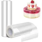 810121520 см ошейники для торта, прозрачный Ацетатный рулон, прозрачная ацетатная полоска, лист для торта, украшение для торта, шоколадного мусса, выпечки