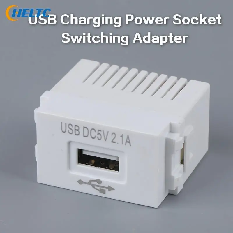 

1pcs Mobile Phone Charging Panel USB Power Module 220V Socket 5V Transformer 2.1A USB Charging Power Socket Switching Adapter